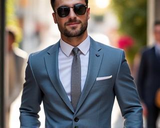 Traje novio para boda civil en Madrid